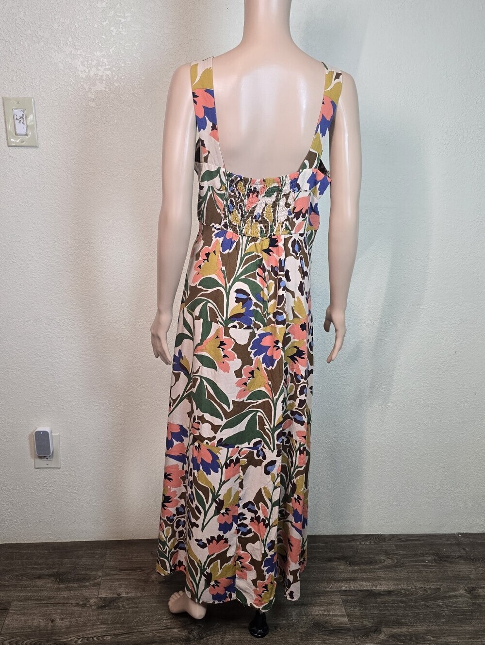 Sam & Jess Floral Maxidress Square Neck Size 1x - Picture 3 of 15